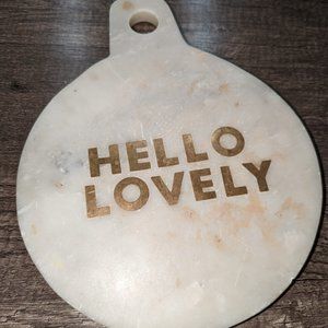 Anthropologie Gilded Greetings Cheese Board